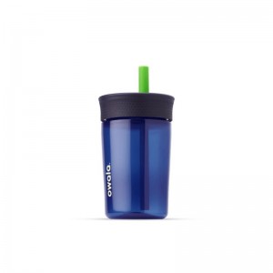 Owala 15oz Kids Tumbler Plastic Wasserflasche Dunkelblau | OIN8136VQ