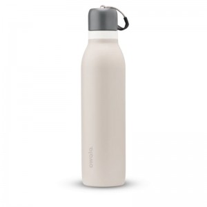 Owala 24oz FreeSip® Twist Stainless Steel Wasserflasche Beige | YYL5614TS