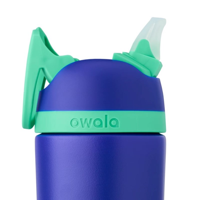 Owala 14oz Kids Stainless Steel Flip™ Wasserflasche Grau Schwarz | ZJV4744PR