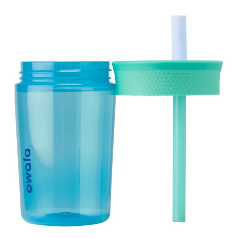 Owala 15oz Kids Tumbler Plastic Wasserflasche Blau | TAT8698LZ