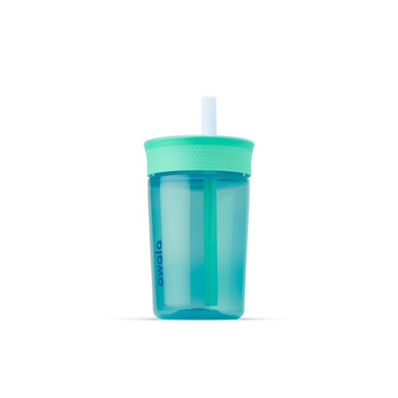 Owala 15oz Kids Tumbler Plastic Wasserflasche Blau | TAT8698LZ