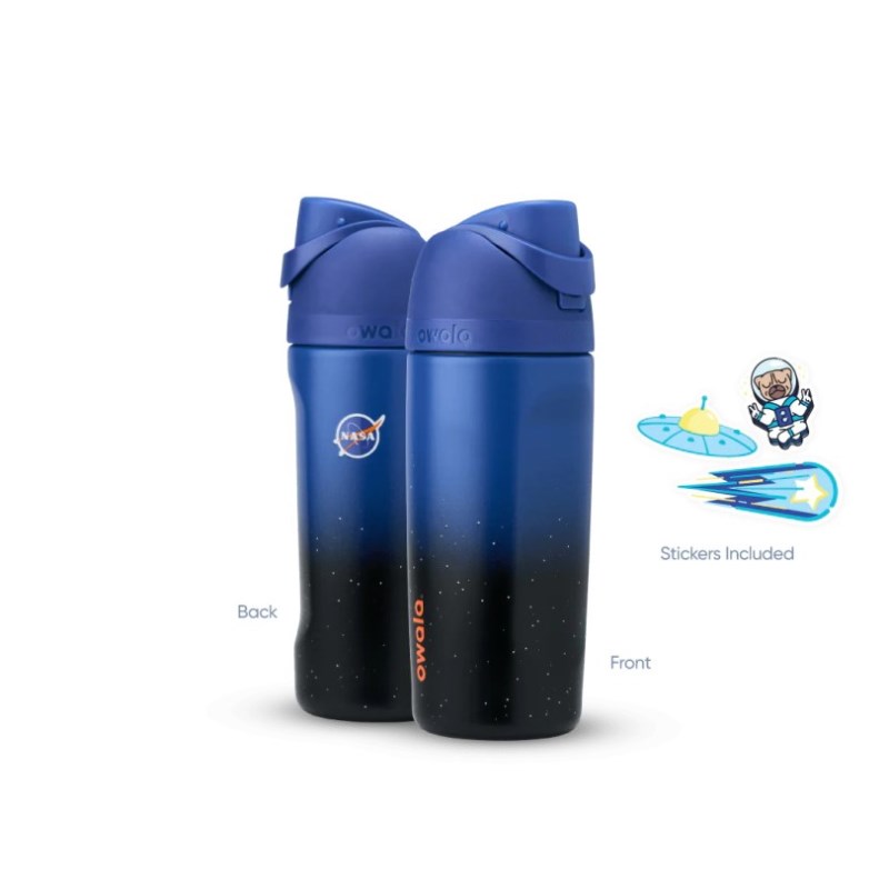 Owala 16oz Cosmic Collection Stainless Steel Wasserflasche Blau Schwarz | YXG1668KC