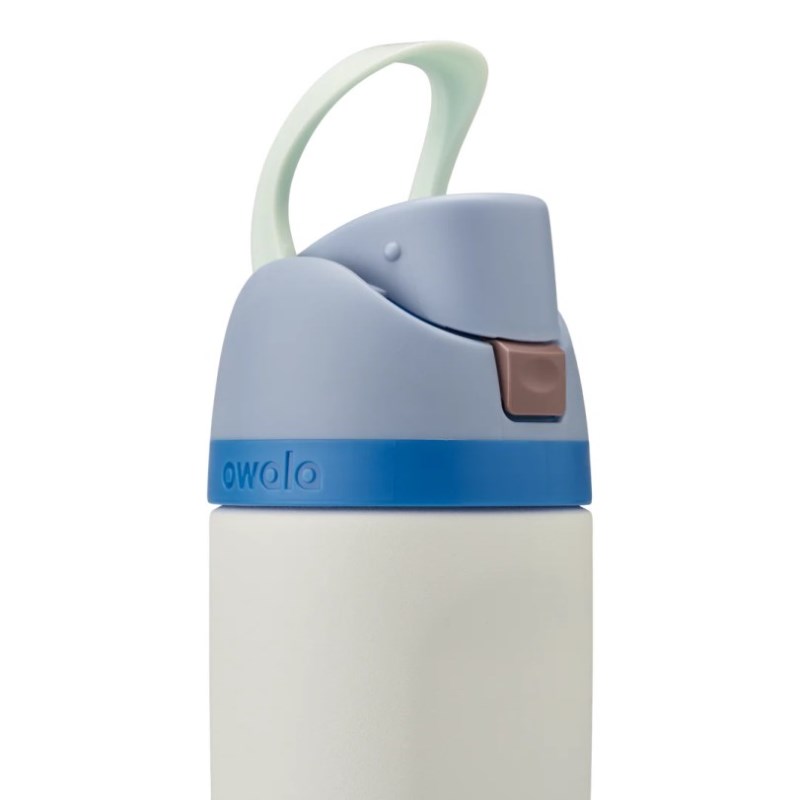 Owala 16oz Kids FreeSip® Stainless Steel Wasserflasche Weiß | RJF378MJ