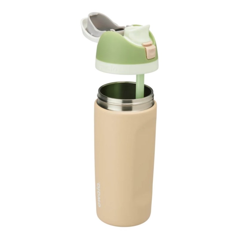 Owala 16oz Kids FreeSip® Stainless Steel Wasserflasche Beige | XDS8326DR